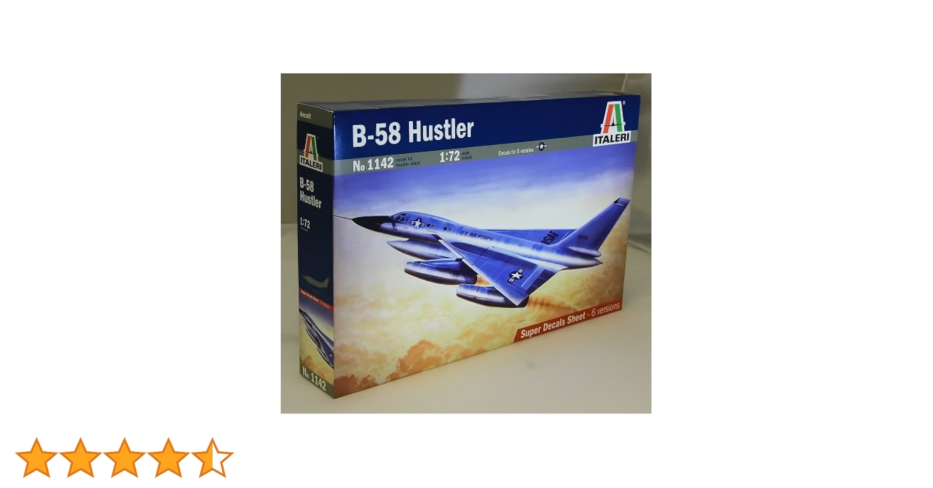 1/72 イタレリ　B-58ハスラー　TB-58ブーメラン　2機セット Amazon | イタレリ 1142 1/72 B-58 ハスラー (タミヤ・イタレリ